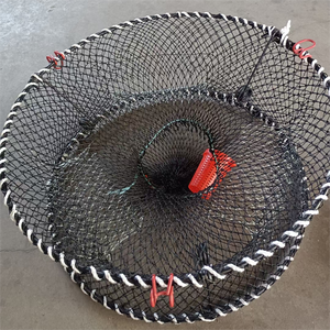 Cage <span class=keywords><strong>de</strong></span> crabe <span class=keywords><strong>de</strong></span> flotteurs <span class=keywords><strong>de</strong></span> pêche <span class=keywords><strong>de</strong></span> Riverdale <span class=keywords><strong>de</strong></span> <span class=keywords><strong>fil</strong></span> <span class=keywords><strong>de</strong></span> piège <span class=keywords><strong>de</strong></span> crabe enduit commercial pour la Norvège - Product Image 3