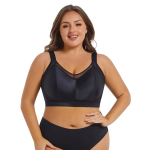 <span class=keywords><strong>Reggiseno</strong></span> Plus Size con Copertura Totale dalla Coppa C alla G, <span class=keywords><strong>Senza</strong></span> Ferretto, Traspirante, <span class=keywords><strong>Senza</strong></span> Cuciture, con Coppe Sottili e Comfort Elevato - Product Image 1