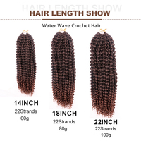 Extensions de Cheveux Synthétiques Torsadées Longues Africaines Pré-Torsadées Crochetées Rose 22 Pouces 14 Pouces 3 Tons pour Passion Twist
