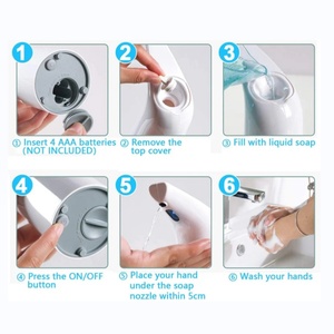 Distributeur automatique de savon liquide sans contact avec capteur de mouvement, design OEM/ODM, 400 ml - Product Image 5