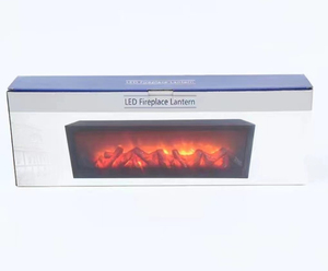Cheminée électrique murale moderne avec télécommande et fonction de chauffage pour utilisation en intérieur dans le salon - Product Image 2