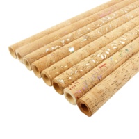 INFOCORK Feuilles de tissu en liège-PU du Portugal personnalisables, fines/épaisses 0,4 mm - Support T/C remplaçable, directement de l'usine