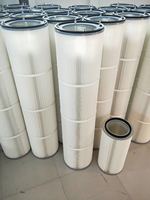 Neue industrielle Polyester-Top-Luftreiniger-Filter patrone Plissee-Staubbeutel für Zementsilo-Staubs ammler