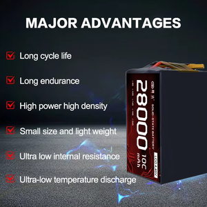 공장 판매 28000mah 6s 10c 23.7v 배터리 리튬 사자 배터리 팩 고체 충전식 lipo 배터리 - Product Image 6