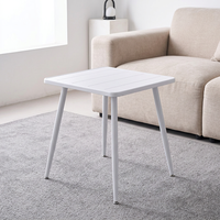Table de salle à manger multicolore en PP, imperméable, antidérapante, légère, pour usage intérieur et balcon