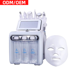 2024 salone di bellezza clinica per la pulizia del viso ringiovanimento della pelle H2o2 a getto di ossigeno idrogeno Peeling Aqua macchina 7 in 1 OEM ODM - Product Image 1