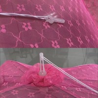 Moustiquaire pliable portable de haute qualité pour bébé, grande taille 130*87, style parapluie, ensemble de literie pour nouveau-né et nourrisson
