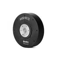 CubeMars AK80-6 KV100 Moteur DC à 6 pattes antidéflagrant électrique 48V avec encodeur et driver, pour robot, avec boîte de vitesses planétaire à entraînement harmonique