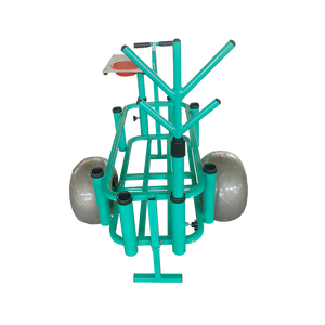 Trolley Balloon Wheel Beach <strong>Cart</strong> <strong>Aluminum</strong> Beach <strong>Fishing</strong> Beach <strong>Cart</strong> Balloon Tires Surf - Product Image 2