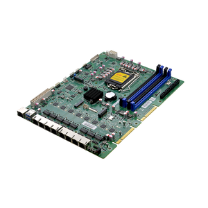 Carte mère Q570SL_8L 8 ports LAN WGI210AT LGA1200 DDR4 VGA PCIE X8 Gold Finger TPM SIM FPC 4 USB 2 COM Routeur Pare-feu - Product Image 1