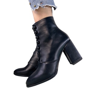 Scarpe da donna stivaletti con cordino elastico bianco da donna spesso con <span class=keywords><strong>stivali</strong></span> <span class=keywords><strong>stivali</strong></span> con cerniera - Product Image 1