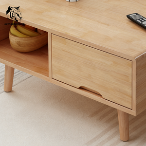 Fábrica de muebles, precio bajo, personalización, gran stock, dropshipping, mesa de té de nuevo diseño, muebles de sala de estar, mesa de centro de madera - Product Image 4
