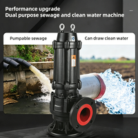 Pompe submersible à eaux usées en fonte à bride haute pression 380V pour l'industrie automobile WQ