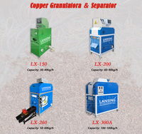 Offre Spéciale 40 kg/H Granulateur de cuivre Machine de recyclage Déchets de cuivre et d'aluminium Câble Granule Machine de granulateur de fil de cuivre