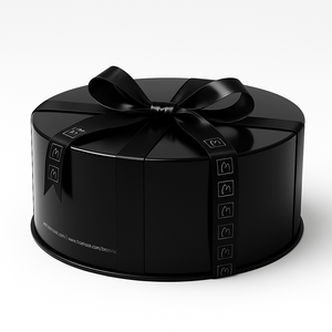 กล่องเบเกอรี่ทรงกลมเป็นมิตรกับสิ่งแวดล้อมสำหรับชีสเค้กที่กำหนดเองบรรจุภัณฑ์กระดาษการ์ดพร้อมโลโก้ที่กำหนดเอง - Product Image 1