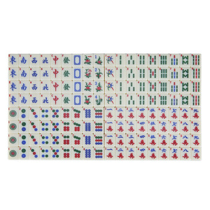 Guangdong Style Melamine <b>Mahjong</b> <b>Set</b> 34mm Arabic Numeral English Edition Household Game - Product Image 1