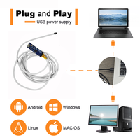 Lentille en verre Mini 2MP 5MM D100 D70 1080P 60FPS Module de caméra endoscope d'inspection gynécologique USB UVC avec capteur de caméra OV2740