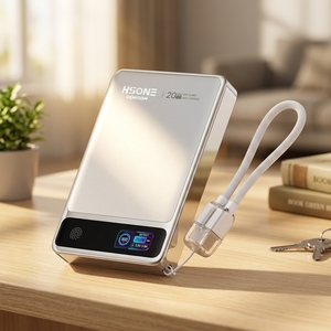 แบตเตอรี่สำรอง LDJ05 แบบแม่เหล็กไร้สาย ชาร์จเร็ว 15W 22.5W ดีไซน์บางเฉียบ หน้าจอ TFT ความจุ 5000mAh 10000mAh - Product Image 4