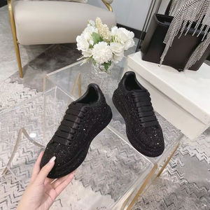 Zapatos de Diseño de Lujo, Transpirables, Impermeables, Antideslizantes, con Punta Cerrada, Incrustados con Cristales y Diamantes, Casuales, de Suela Gruesa, a la Moda - Product Image 2