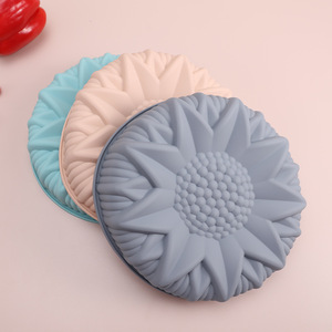 BPA-free khuôn bánh silicon hướng dương 3D lớn dụng cụ làm bánh dụng cụ làm bánh khuôn bánh hấp dụng cụ làm bánh - Product Image 2