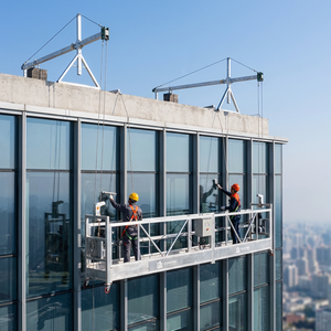 Plateforme de travail suspendue en aluminium Zlp630, nacelle élévatrice Zlp800 pour le <span class=keywords><strong>nettoyage</strong></span> des fenêtres des immeubles de grande hauteur - Product Image 1