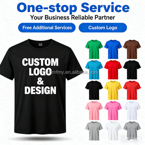 Camiseta personalizada con estampado de algodón de primera clase de 165g/m², camiseta unisex lisa de corte regular para hombre, venta al por mayor - Product Image 2
