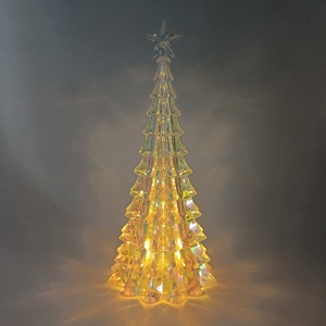 Led Lighted Water Glitter Battery Operated <b>Gifts</b> <b>Cheap</b> Plastic Snow Globe Custom Clear Acrylic Christmas Tree - Product Image 3