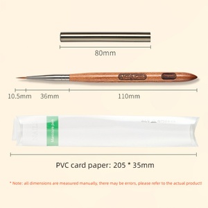 Pincel de Uñas Acrílicas Kolinsky YINDUOFEI con Mango de Madera de Sándalo, Fuerte Absorción de Agua, Pincel para Acuarela, Pincel para Tinte Halo - Product Image 5