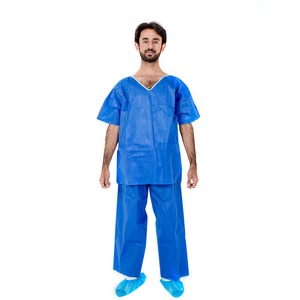 Nuova tuta chirurgica a maniche corte <span class=keywords><strong>per</strong></span> <span class=keywords><strong>medici</strong></span> infermieri divisa da <span class=keywords><strong>lavoro</strong></span> ospedaliero separata - Product Image 1