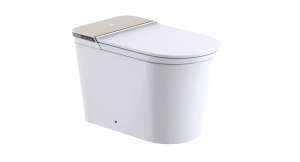 WC intelligent avec siège chauffant et télécommande à double chasse, à poser au sol, garantie 5 ans, ME 5010A, protection intégrée en mousse - Product Image 3