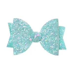 Sparkle Glitter Hair Bow Tie Party Haar Accessoire Meisjes Haar Clip