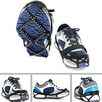 Crampons d'automne/hiver antidérapants pliables en silicone de qualité alimentaire écologique pour la glace et la neige, crampons de traction pour sports de neige