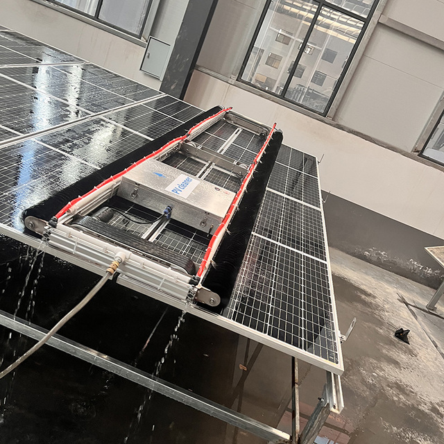 Automatic PV Cleaning Robot  Remote Control & All-Day Operation