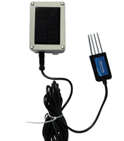 Système de surveillance du sol sans fil alimenté par l'énergie solaire Thingsend LoRa pour l'agriculture en extérieur 8-en-1 NPK EC Salinité Température Humidité
