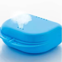 Boîte de rangement compacte la plus vendue pour appareils dentaires, avec fermeture sécurisée à clip, support pour aligneurs, pour usage quotidien, étui hygiénique pour protège-dents