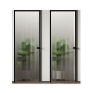 Sécurité de haute qualité ouverture intérieure fenêtre verre aluminium <span class=keywords><strong>entrée</strong></span> <span class=keywords><strong>porte</strong></span> plate insonorisée - Product Image 2