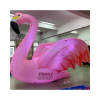 Flamant rose géant gonflable pour la publicité Décorations extérieures