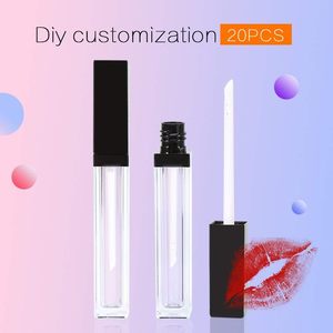 New Arrival 7ml DIY Lip <b>Gloss</b> Tube with Cap with Brush Screen Printing for Wholesale Empty Container - Product Image 4