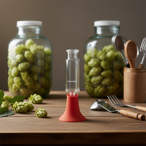 Entonnoir de fermentation avec bouchon en caoutchouc pour kits de brassage maison - Product Image 3