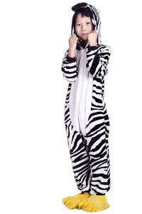 Zebra Stitch Pijamas Onesie Franela Pijamas Alta calidad Ropa <span class=keywords><strong>De</strong></span> Nios Y Nias Al Por Mayor Niños Dibujos animados 1 pieza Casual Tejido - Product Image 3