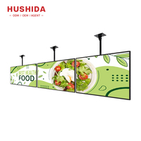 Écran d'affichage de menu mural pour restaurant, 32, 43, 50, 55 pouces, LCD, haute luminosité 2K 4K, 350, 500 nits, menu électrique