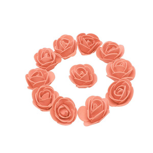 ดอกไม้ประดิษฐ์ 3.5 ซม. ดอกกุหลาบโฟม PE 100 ชิ้น/ถุง - Product Image 2