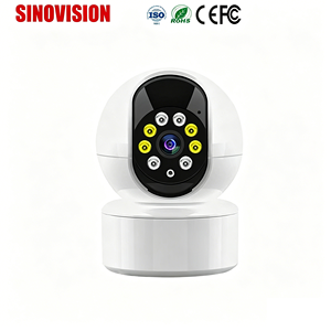 Caméra IP WiFi 2MP à 360 degrés PTZ, caméra de sécurité domestique CCTV, audio bidirectionnel, vision nocturne, logo OEM, <span class=keywords><strong>prix</strong></span> de gros, directement de l'usine - Product Image 1
