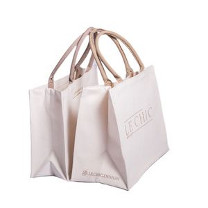 High Quality Durable Advanced Custom logo Waterproof Laminated Cotton <b>Canvas</b> Gift Promotional Shopping Tote Bag <b>Canvas</b> Tote Bag - Product Image 1