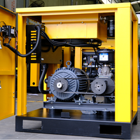 Compresseur d'air à vis refroidi par air 380V 3 phases 50Hz 22 KW 30 CV AHS-30A entraîné par courroie IP 54 8 bar réservoir de 1000L moteur