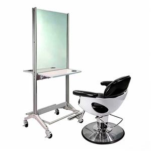 Espejo de Salón de Belleza Exclusivo, Espejo de Doble Cara, Simple, Móvil y Conveniente, Estilo Crema - Product Image 2