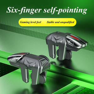 G21 Six Fingers Juego de teléfono móvil Gatillo Control de maquinaria Juego móvil G21 Controlador de botón de disparo Joystick Gatillo para <span class=keywords><strong>PUBG</strong></span> - Product Image 2