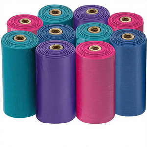 Sacs poubelles robustes personnalisés pour fabricants, doublures de poubelles en plastique HDPE LDPE, sacs de collecte des déchets étanches, vente en gros - Product Image 3