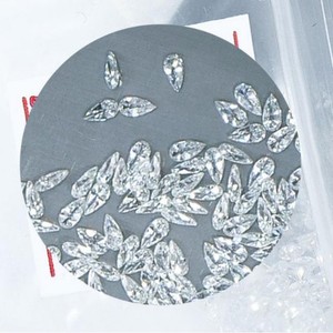 Moissanite Pear Cut D Color Lab Created Gemstone For Jewelry Making - Product Image 4