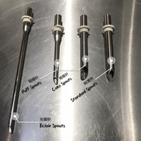Máquina Manual para Rellenar Gelatina, Máquina Inyectora Semiautomática, Máquina Comercial Horizontal para Inyectar Donuts para Tiendas